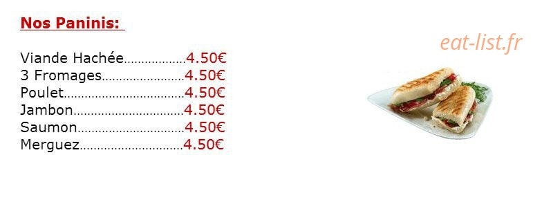 Pronto Pizza — carte page 3