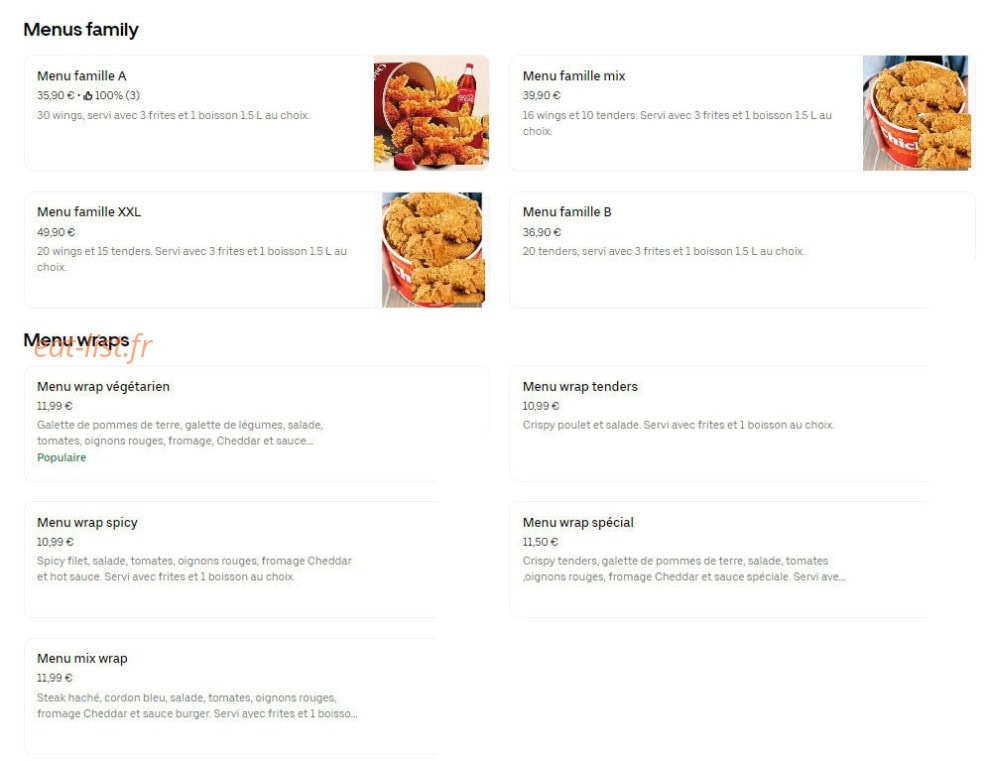 Burger 45 Street — carte page 5