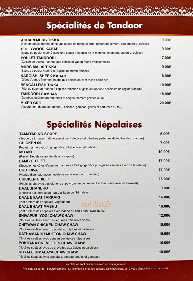 Côté Népal — carte page 7
