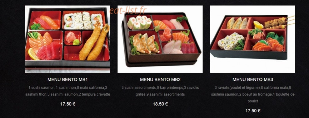 Fu Ji Sushi — carte page 20
