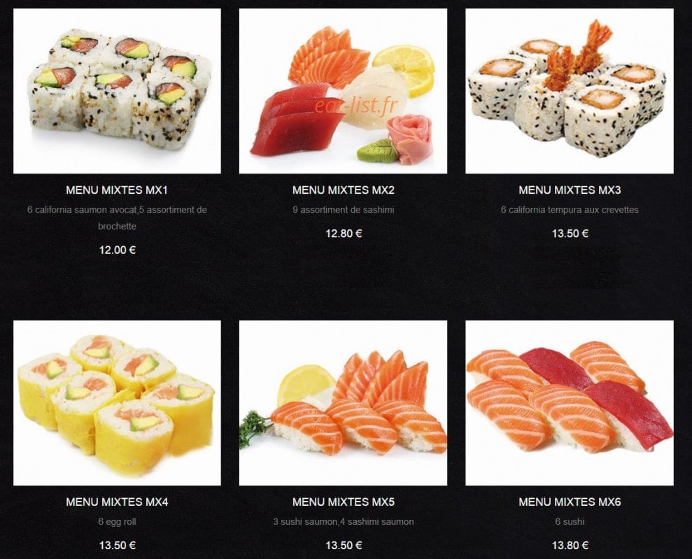 Fu Ji Sushi — carte page 21