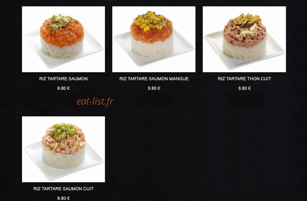 Fu Ji Sushi — carte page 16