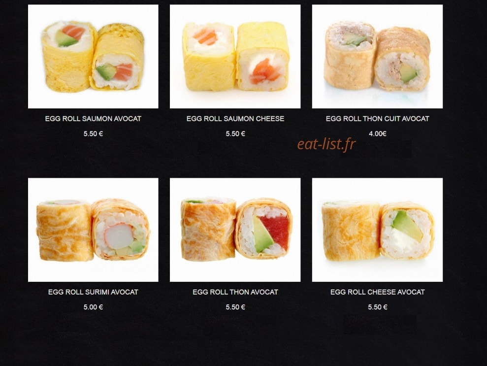 Fu Ji Sushi — carte page 10