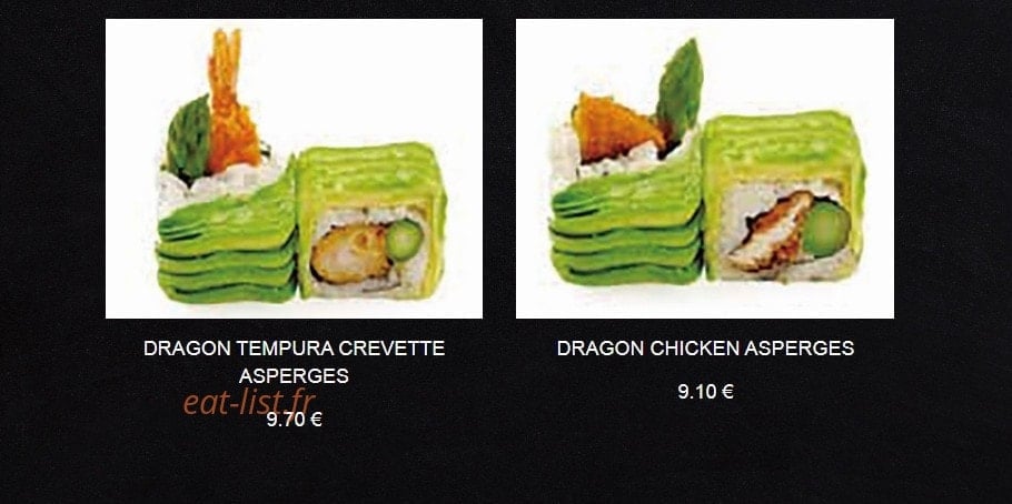 Fu Ji Sushi — carte page 4