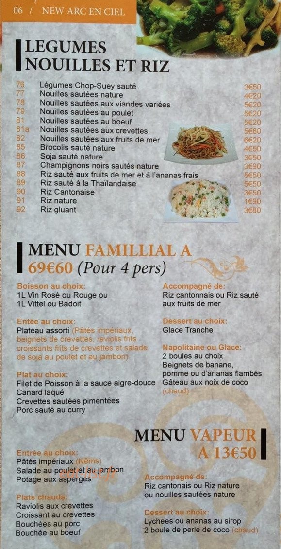 L'arc en ciel — carte page 4