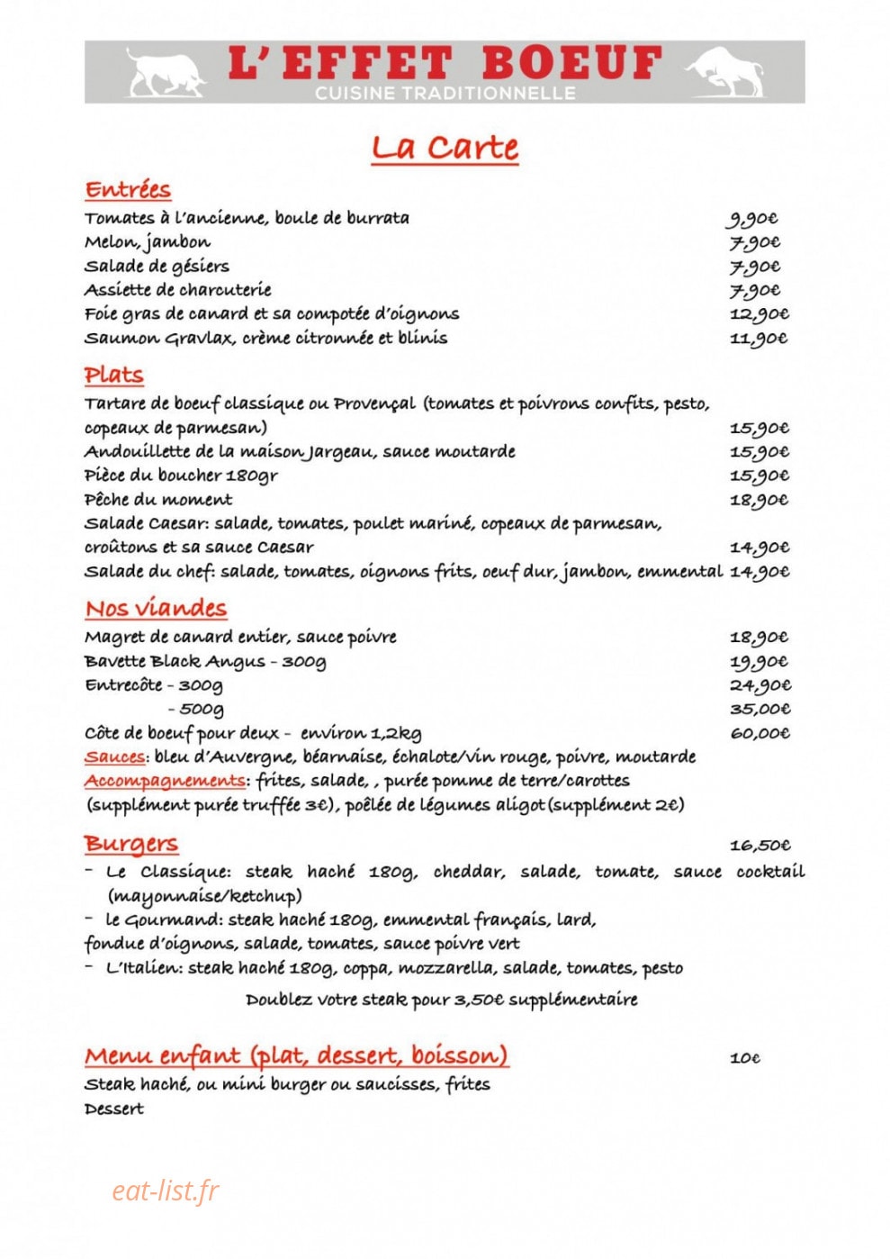 L'effet boeuf — carte page 1