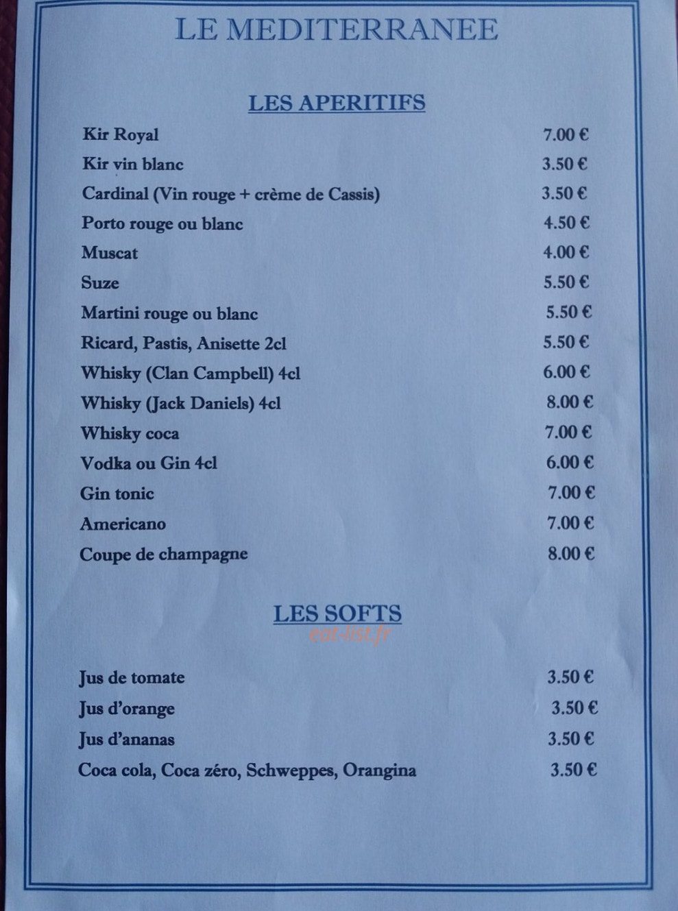 Le méditerranée — carte page 11