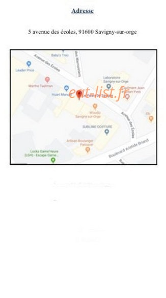 Le Palais De Savigny — carte page 6