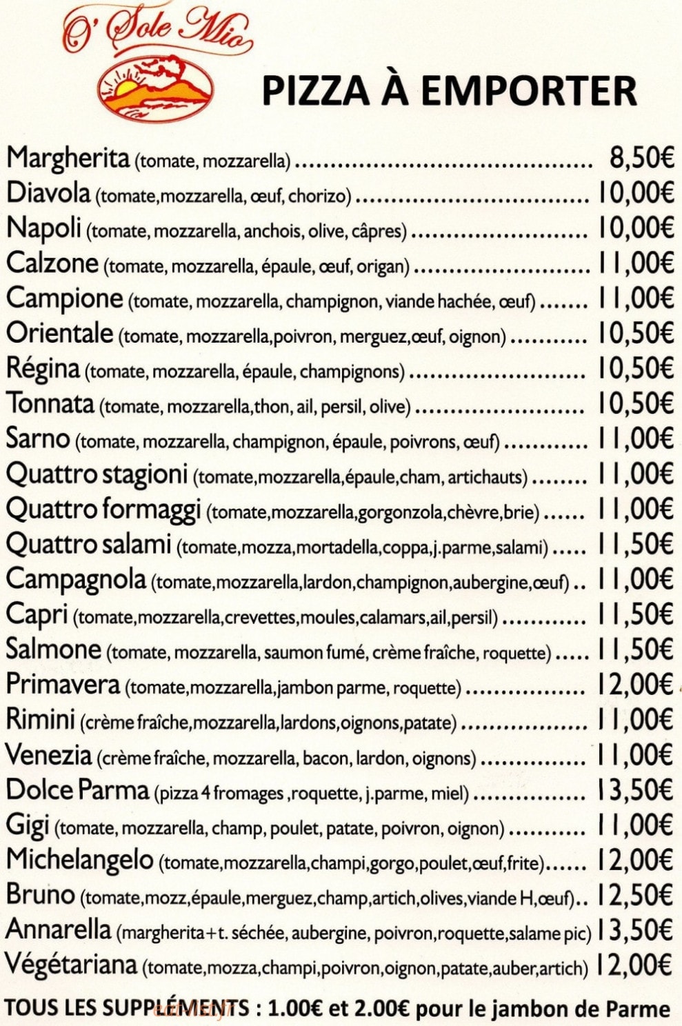 O' Sole Mio — carte page 4