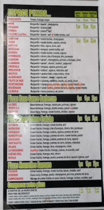 Royal Food — carte page 2