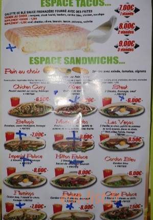 Royal Food — carte page 3