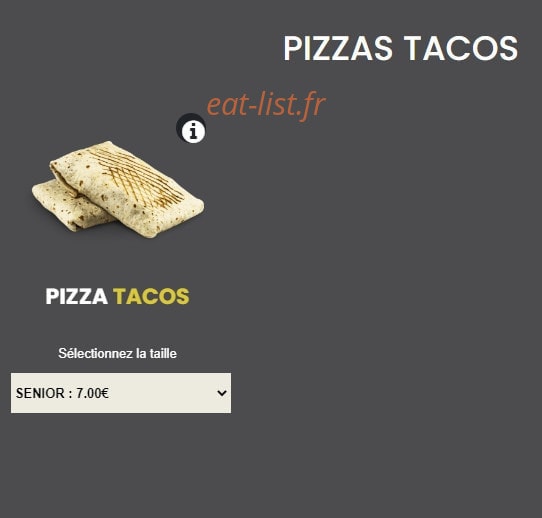 Wardy's Pizza — carte page 4