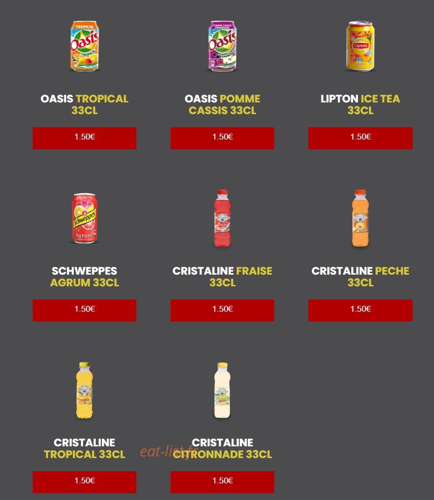 Wardy's Pizza — carte page 11