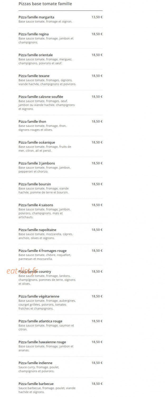 Fratelli Pizza — carte page 9