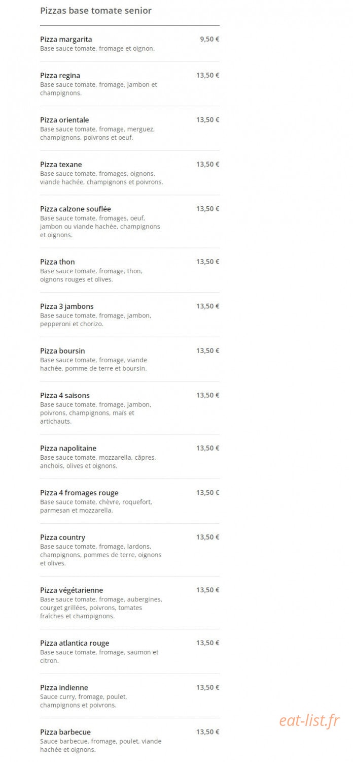 Fratelli Pizza — carte page 7