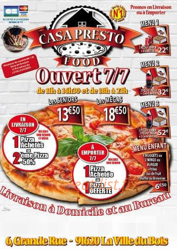 Casa Presto — carte page 1