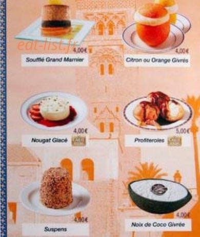 Le Marrakech — carte page 2