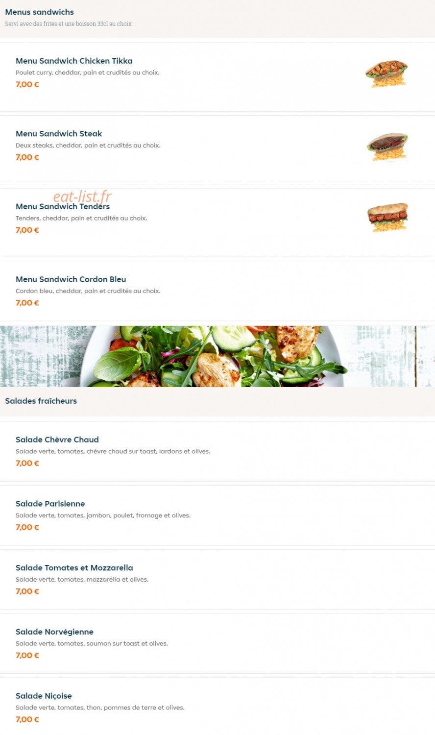 Maestro Pizza — carte page 2