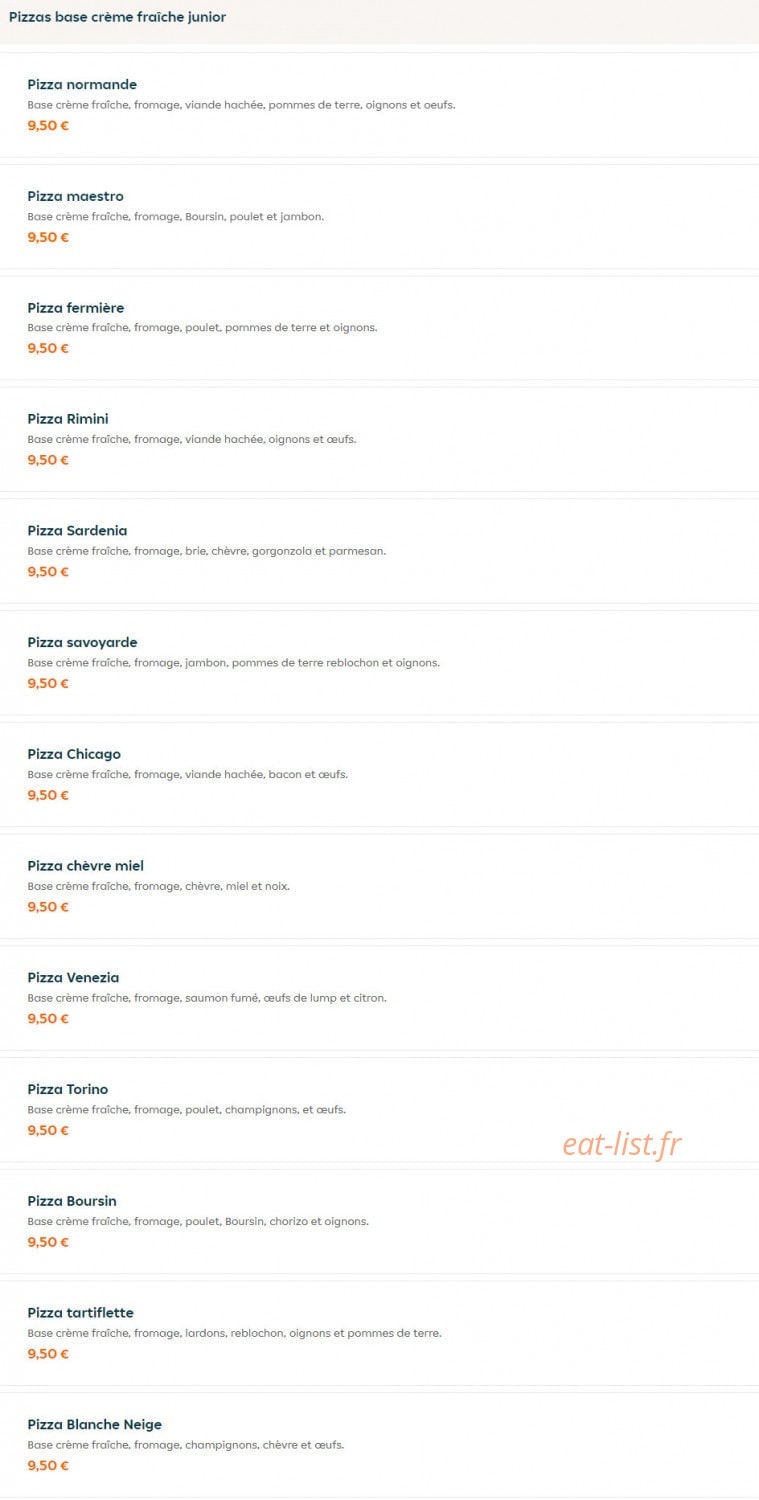 Maestro Pizza — carte page 5