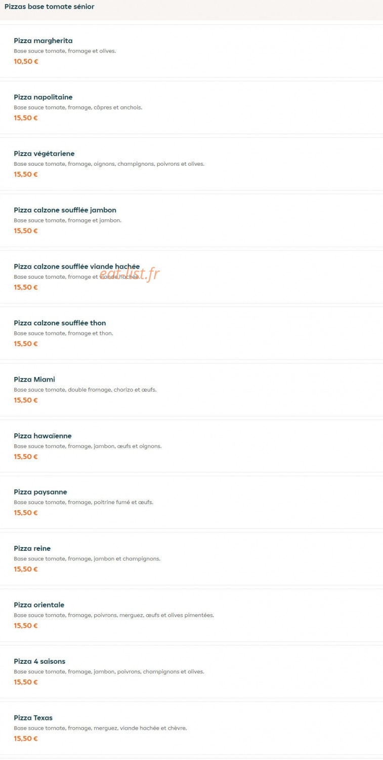 Maestro Pizza — carte page 7