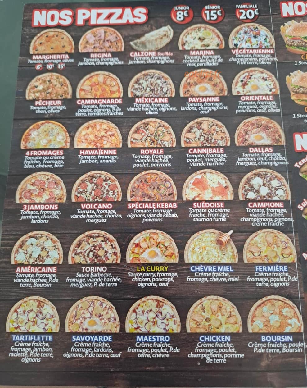Le Royal Kebab — carte page 2