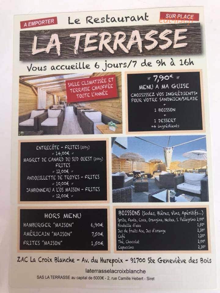 La Terrasse — carte page 1