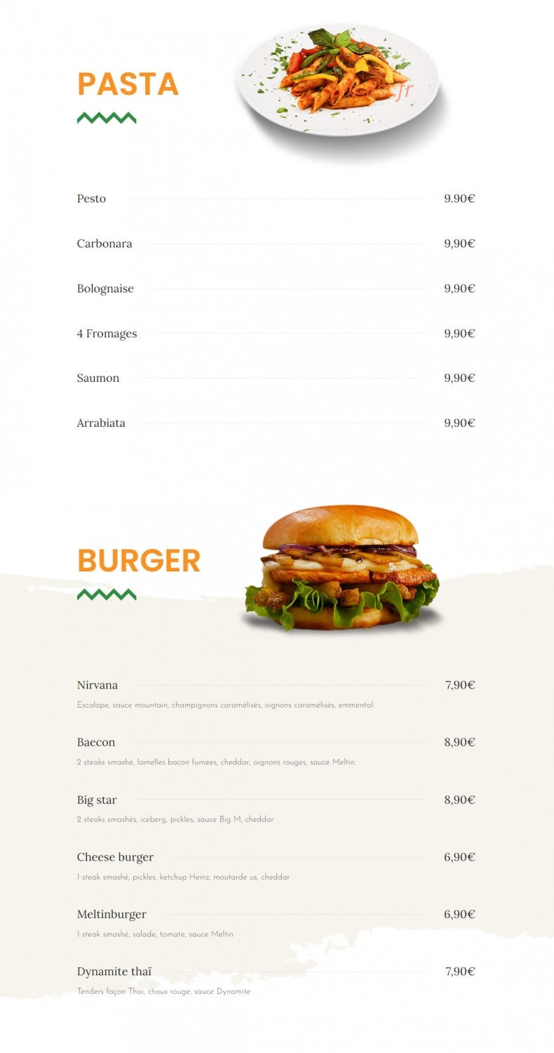 Meltin'pot — carte page 2