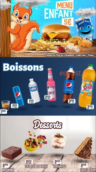 Oui Pizza — carte page 9