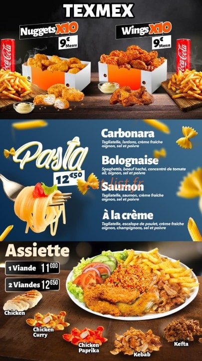 Oui Pizza — carte page 8