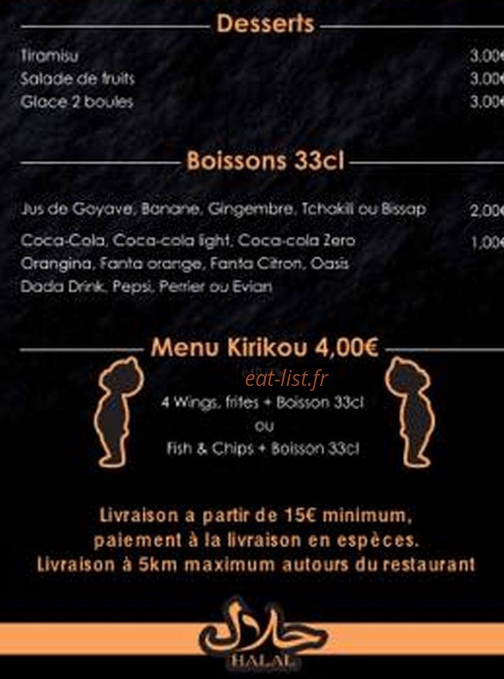 Afrik'n THAÏ — carte page 4