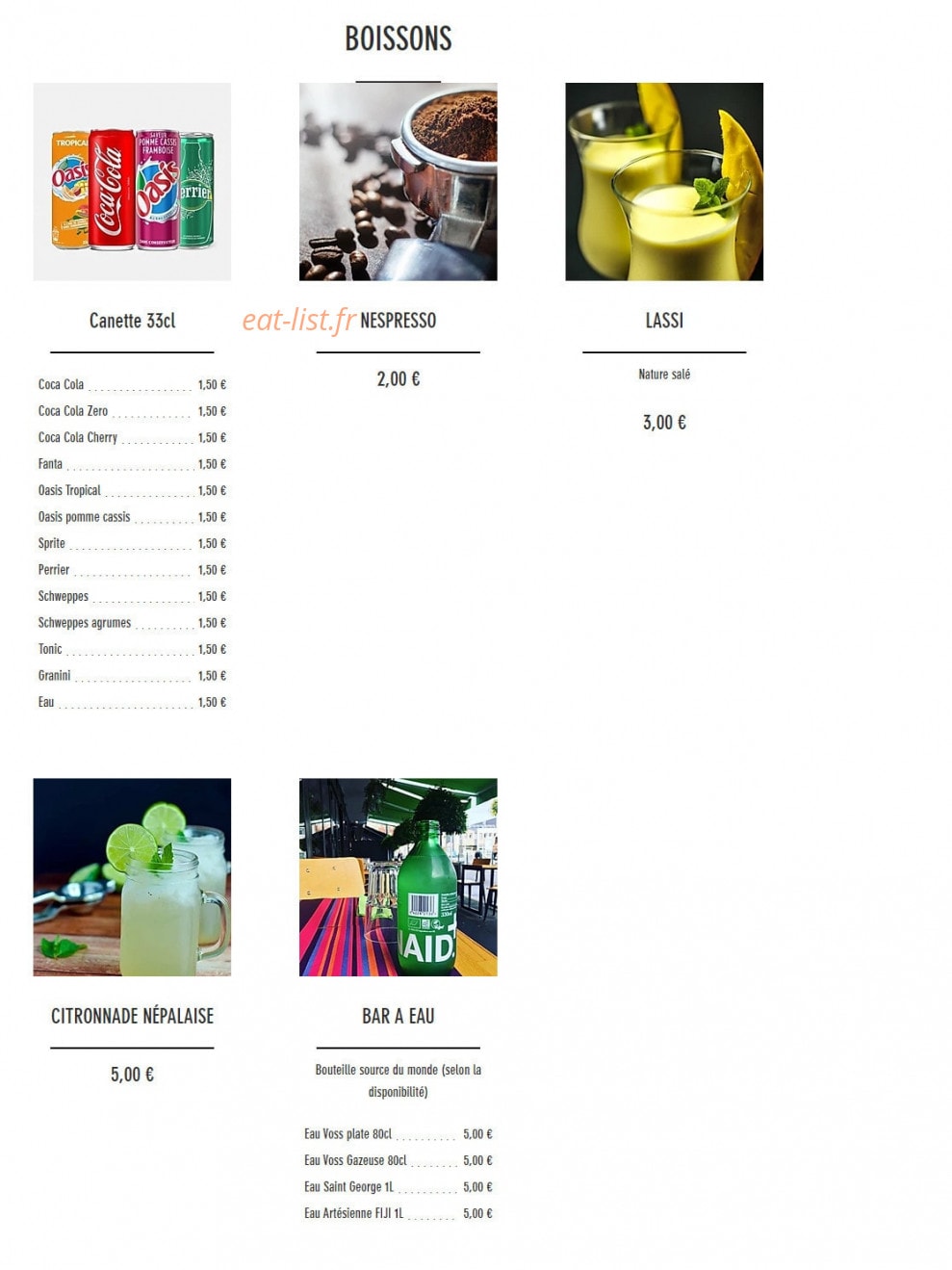 Baba cheese naan — carte page 12