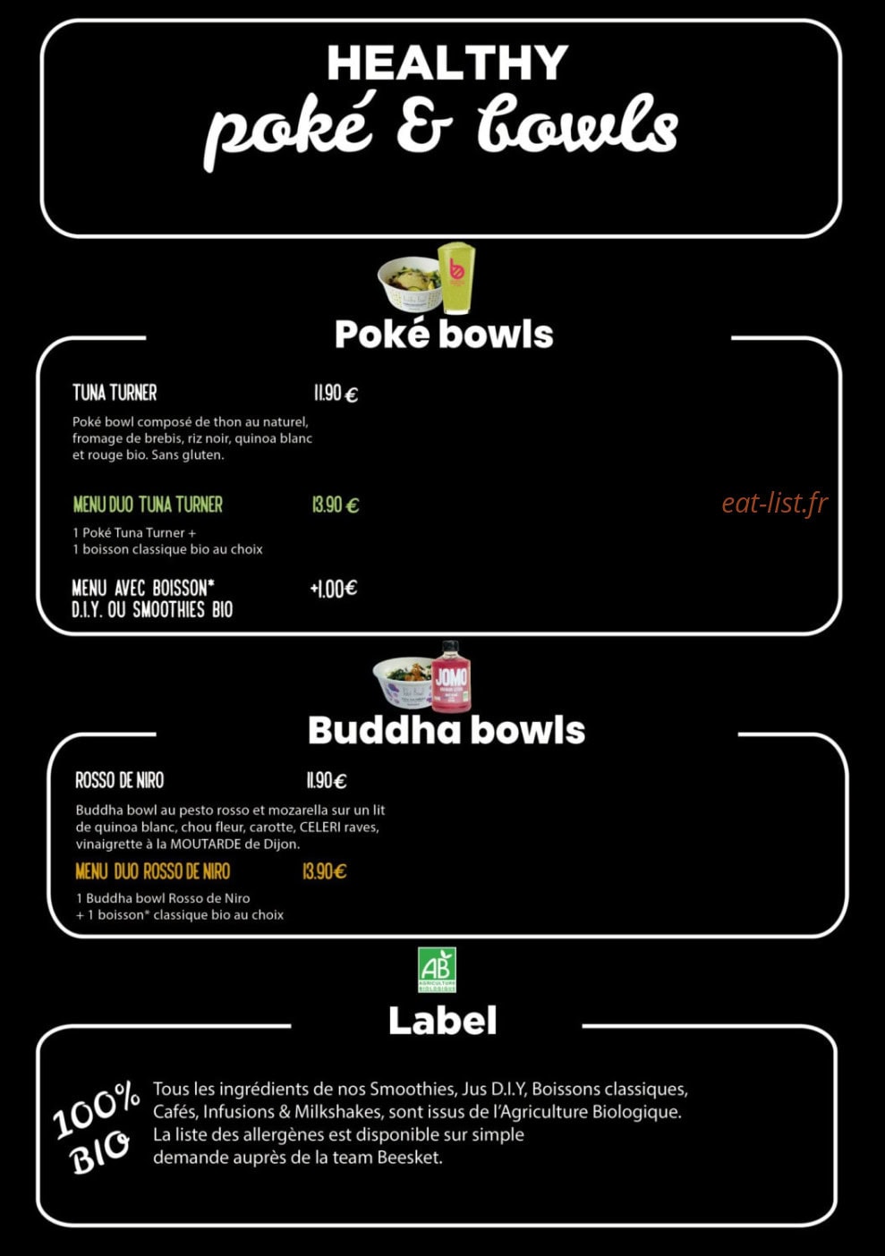 Beesket — carte page 3