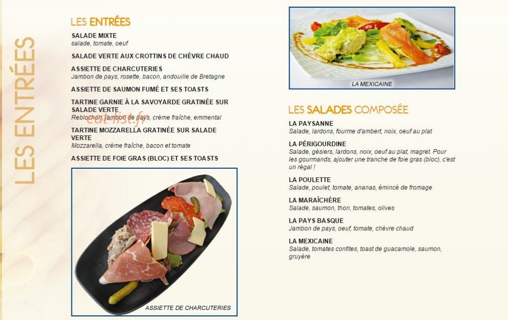 Crep'show — carte page 1