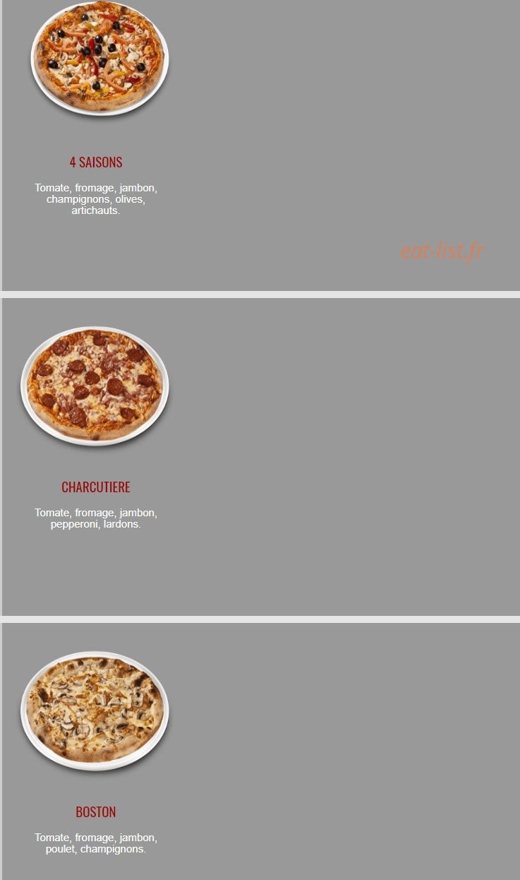Fun Pizza 91 — carte page 27