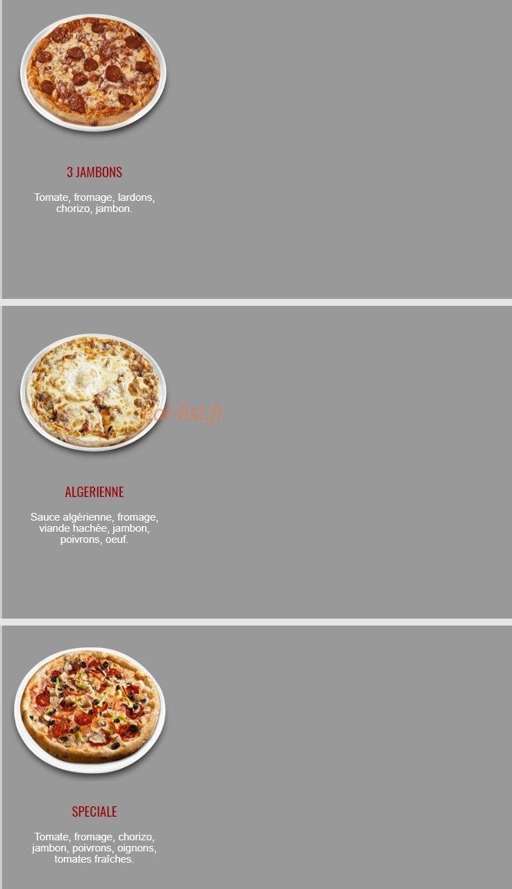 Fun Pizza 91 — carte page 26