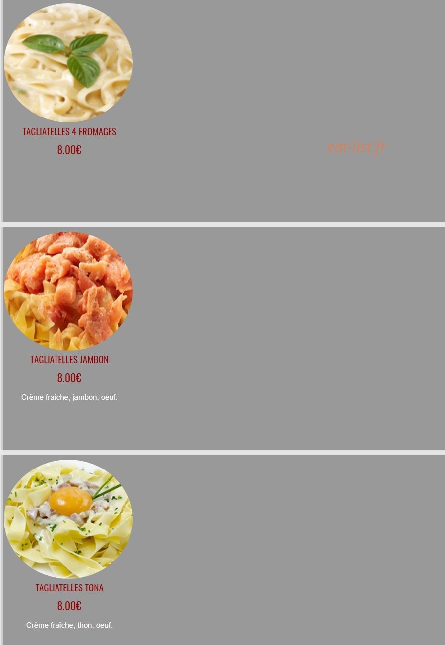 Fun Pizza 91 — carte page 43