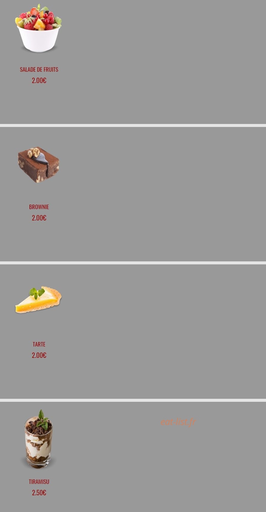 Fun Pizza 91 — carte page 7