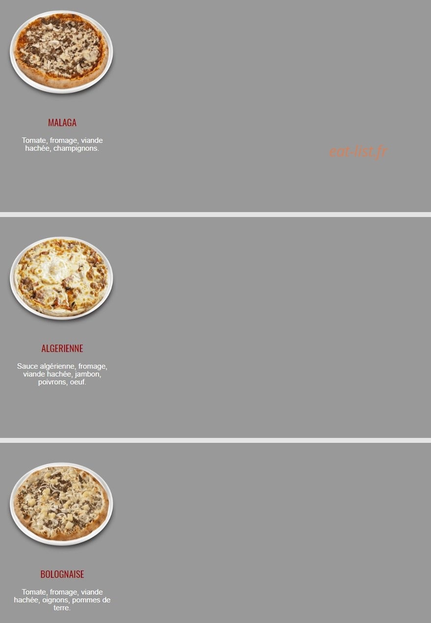 Fun Pizza 91 — carte page 20