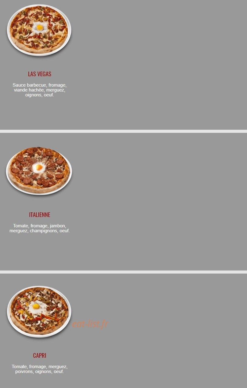 Fun Pizza 91 — carte page 19