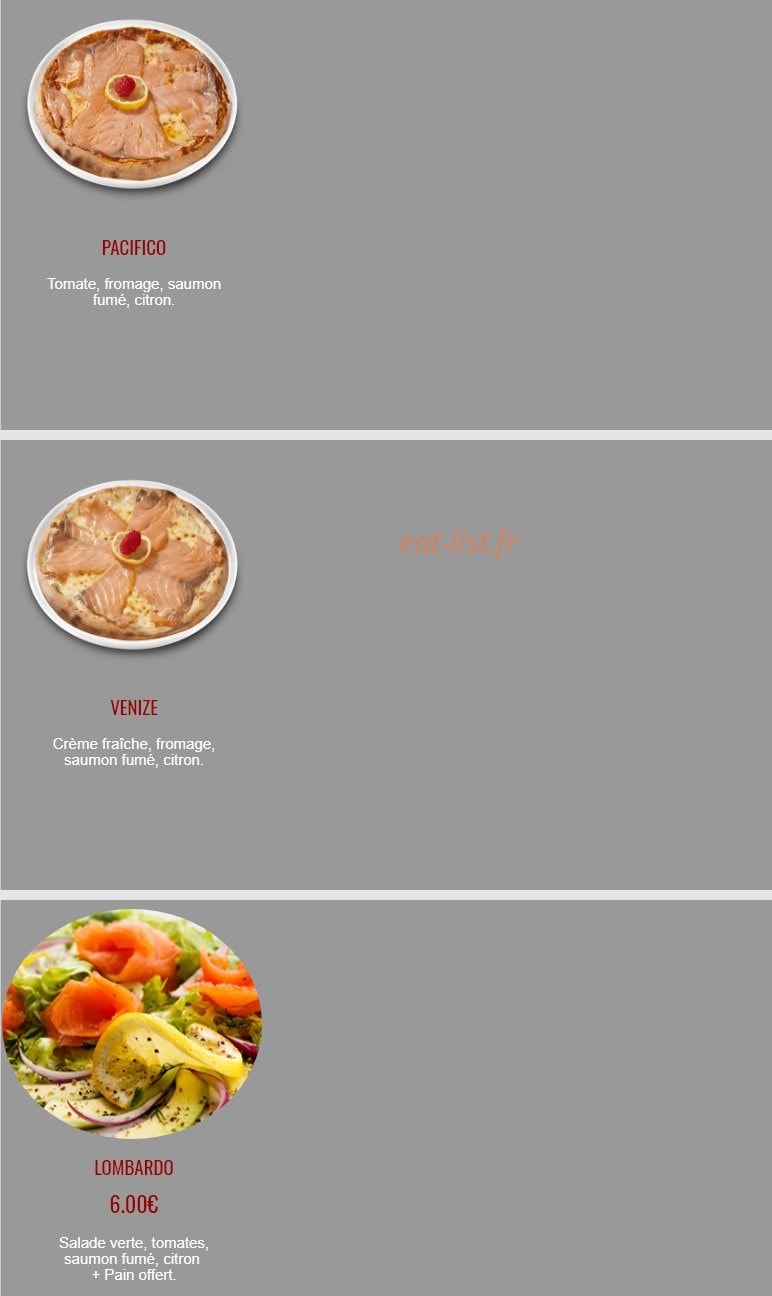 Fun Pizza 91 — carte page 22