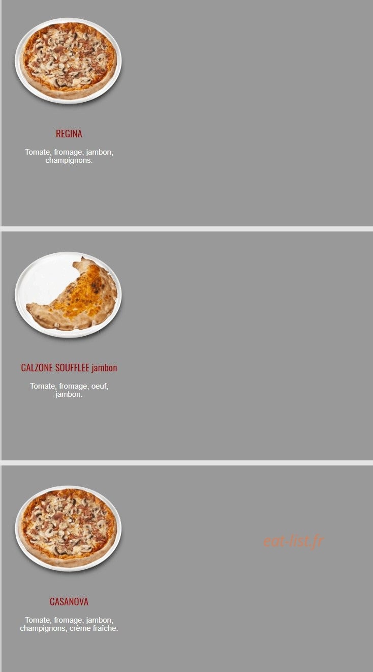 Fun Pizza 91 — carte page 31