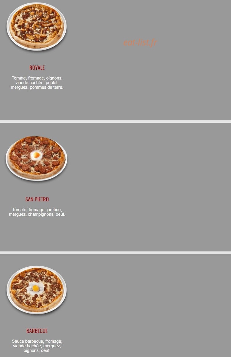 Fun Pizza 91 — carte page 10