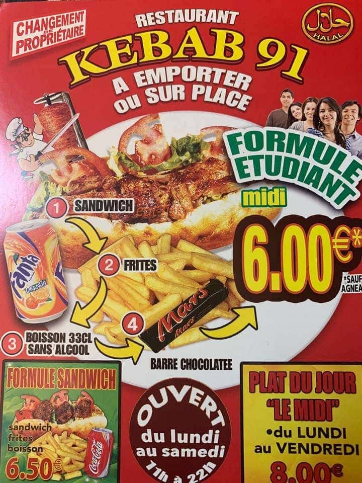Kebab91 — carte page 1