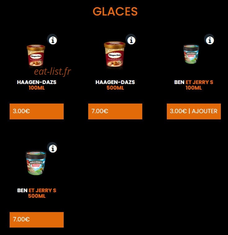 La Pizza — carte page 18