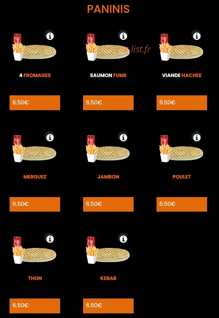 La Pizza — carte page 11