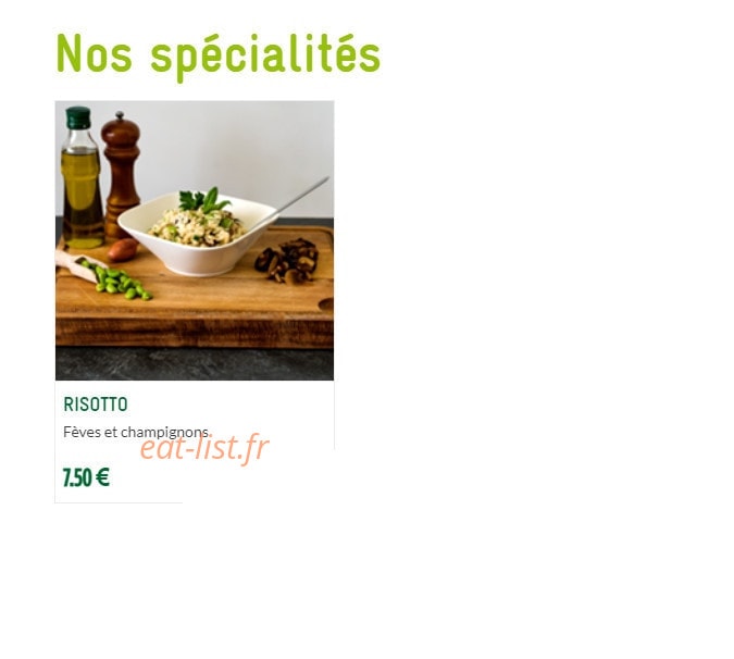 Carte et menu de Mezzo Di Pasta à Sainte Genevieve des Bois — Les spécialités