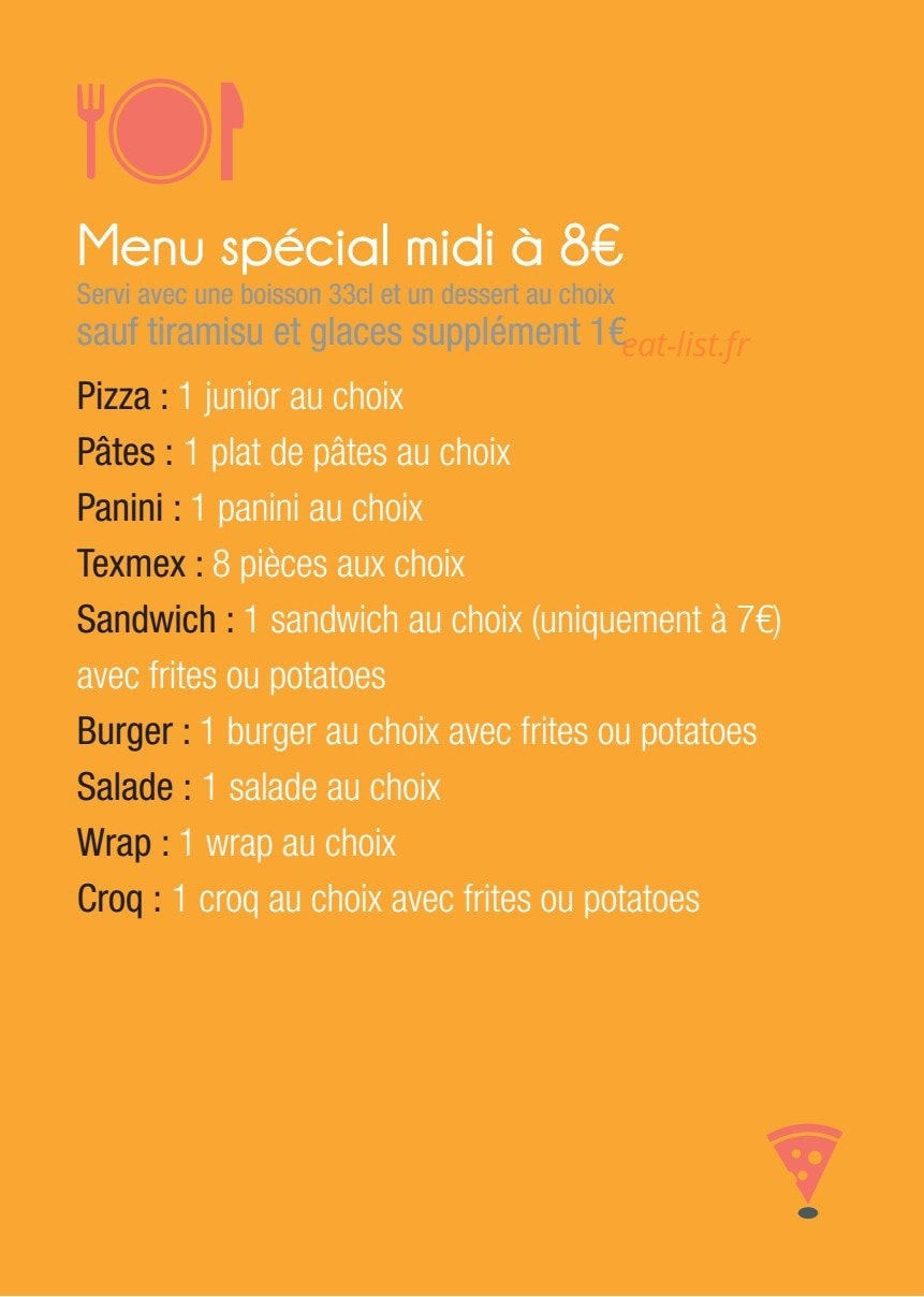 Milano Pizza — carte page 4