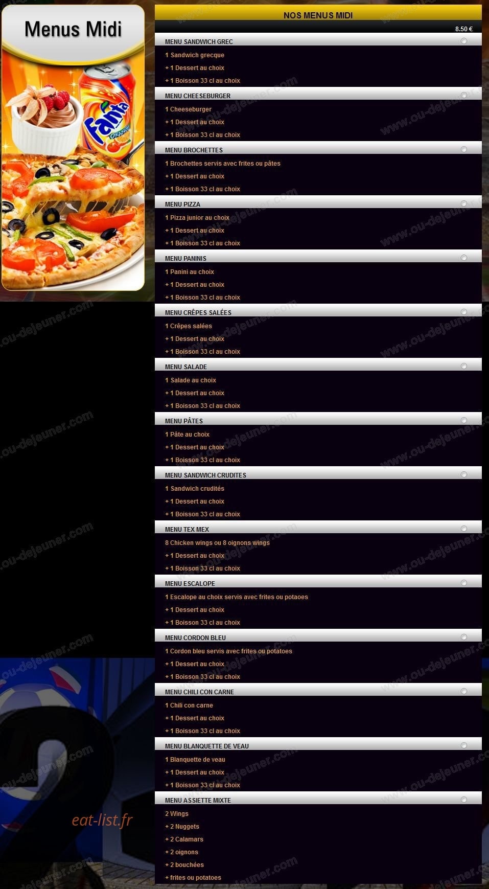 Pizza Ottimo — carte page 2