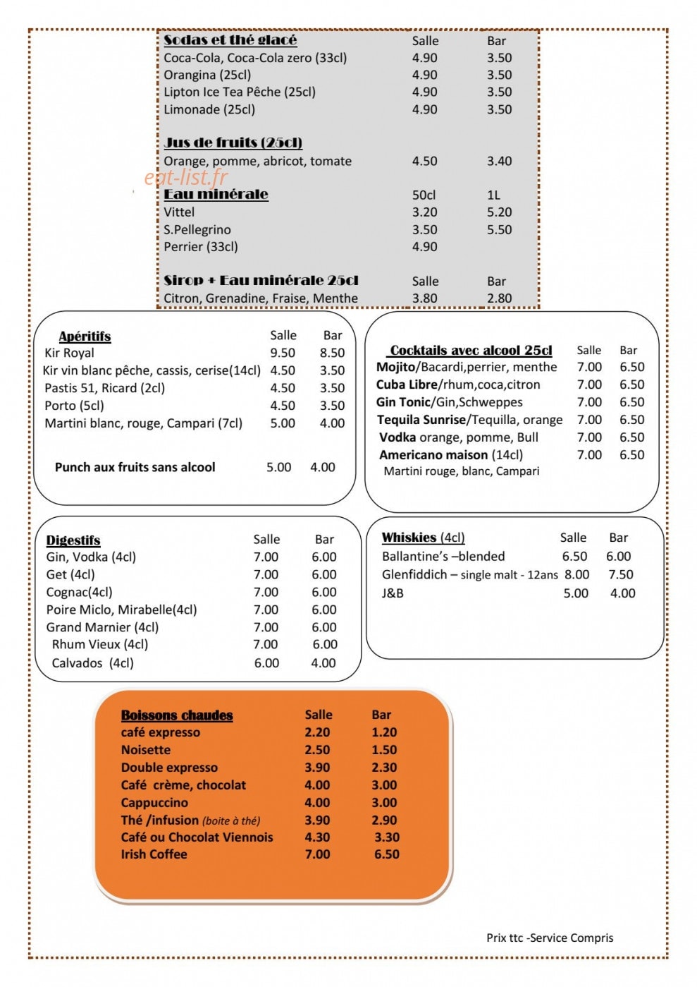 L'Etang Fleuri — carte page 4