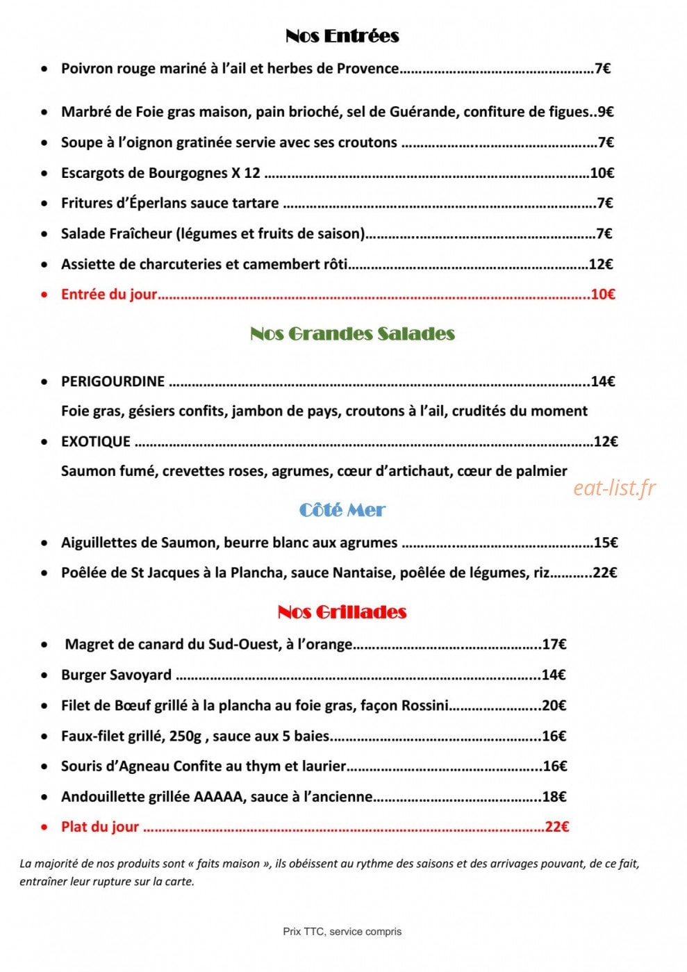 L'Etang Fleuri — carte page 1